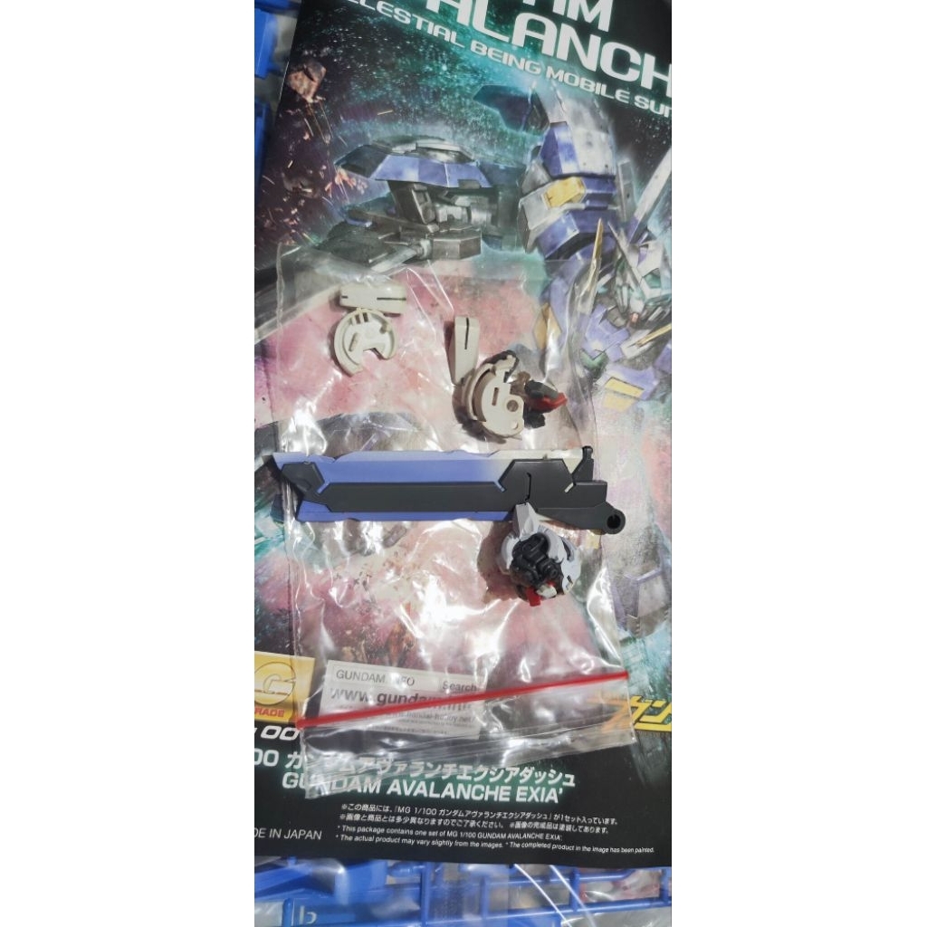 pesanan kepala gundam exia repair plus part sisa exia