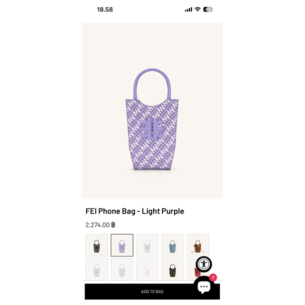 JW Pei Phone Bag new bukan preloved