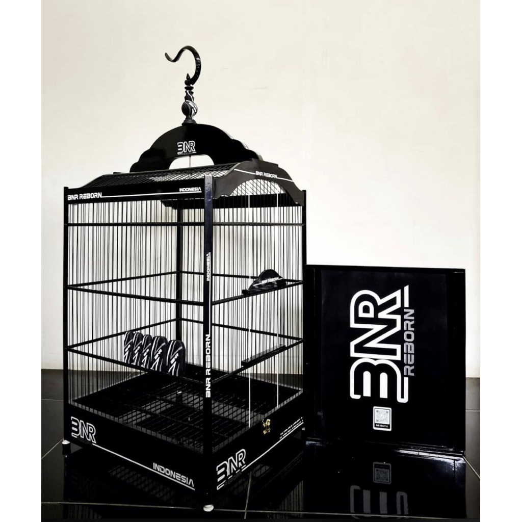SANGKAR KANDANG BURUNG KOTAK BNR REBORN BK RUJI FIBER UK NO.1