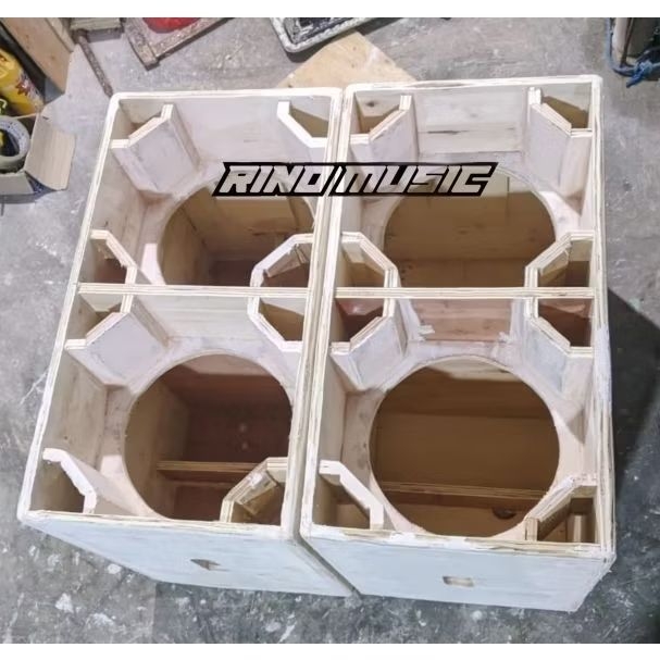 BOX PLANAR 12 inch Double - box speaker sound system triplek 18 mili
