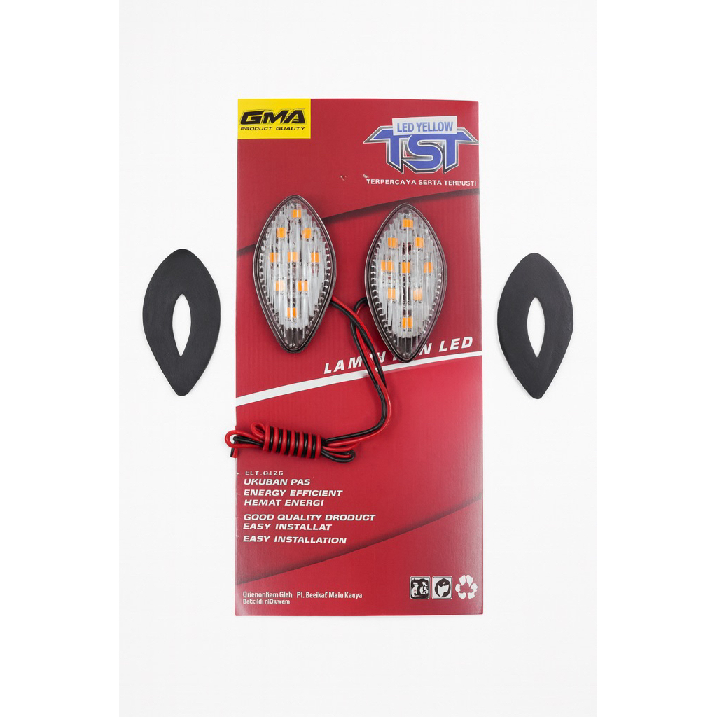 Sein Tempel MINI / Kecil 3x4cm warna Yellow universal gsx vixion r15 dll