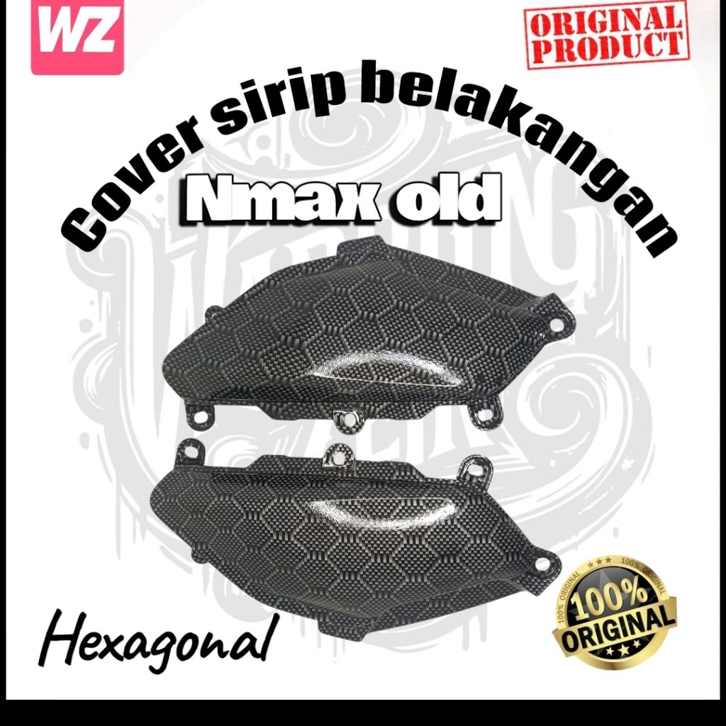 carbon sirip belakang nmax old 2016-2019