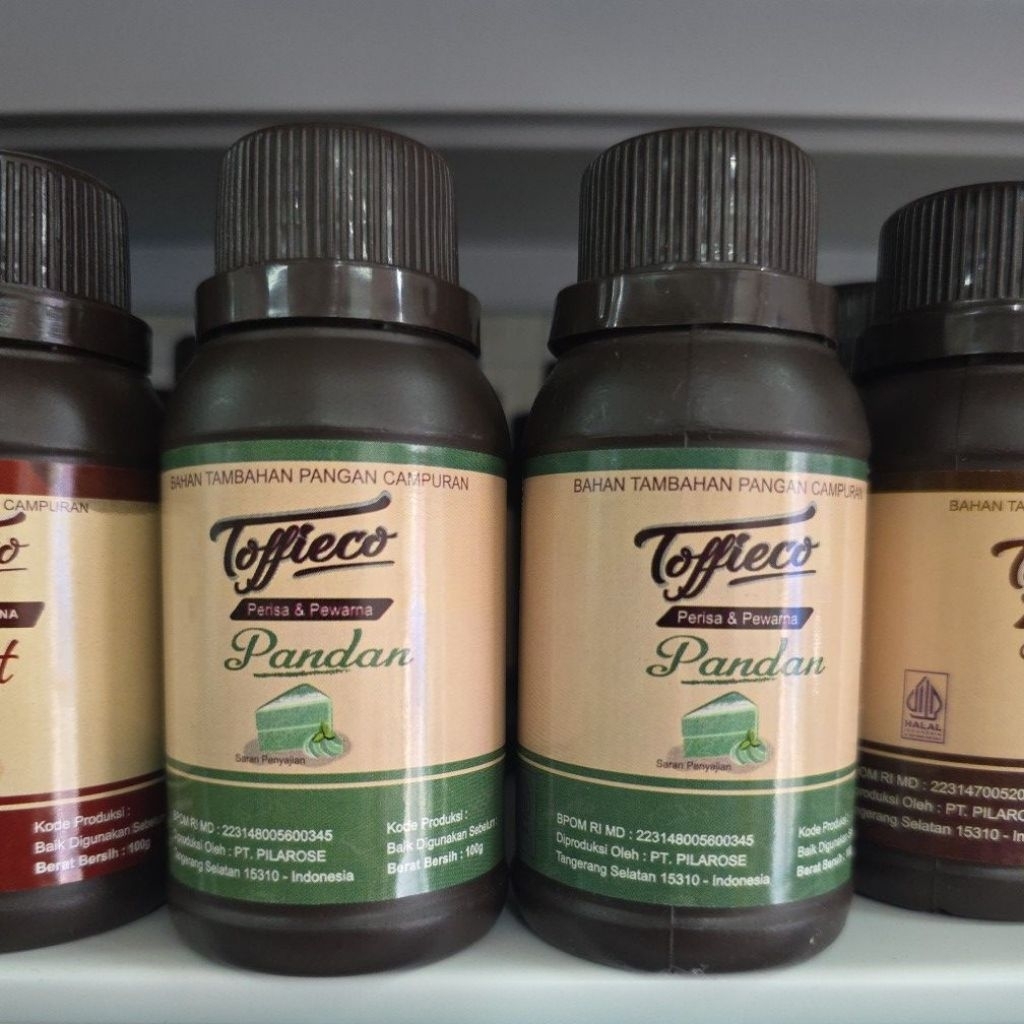TOFFIECO PANDAN PERISA PANDAN PERASA MAKANAN PASTA 100 G