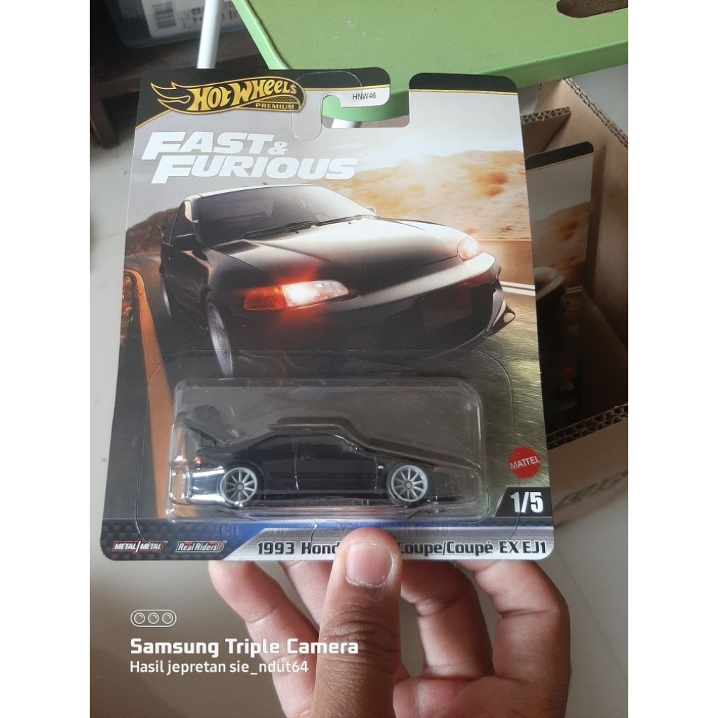 Hotwheels premium honda Civic Coupe EX EJ1