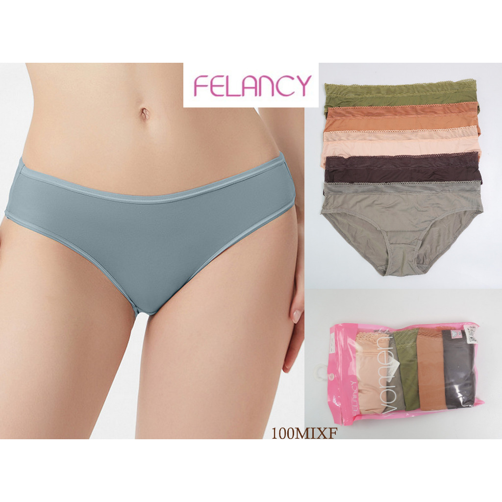 Celana Dalam Wanita Felancy Panty Pack isi 5 Size L Pakaian Dalam / Underwear 100MIXF 076-010100