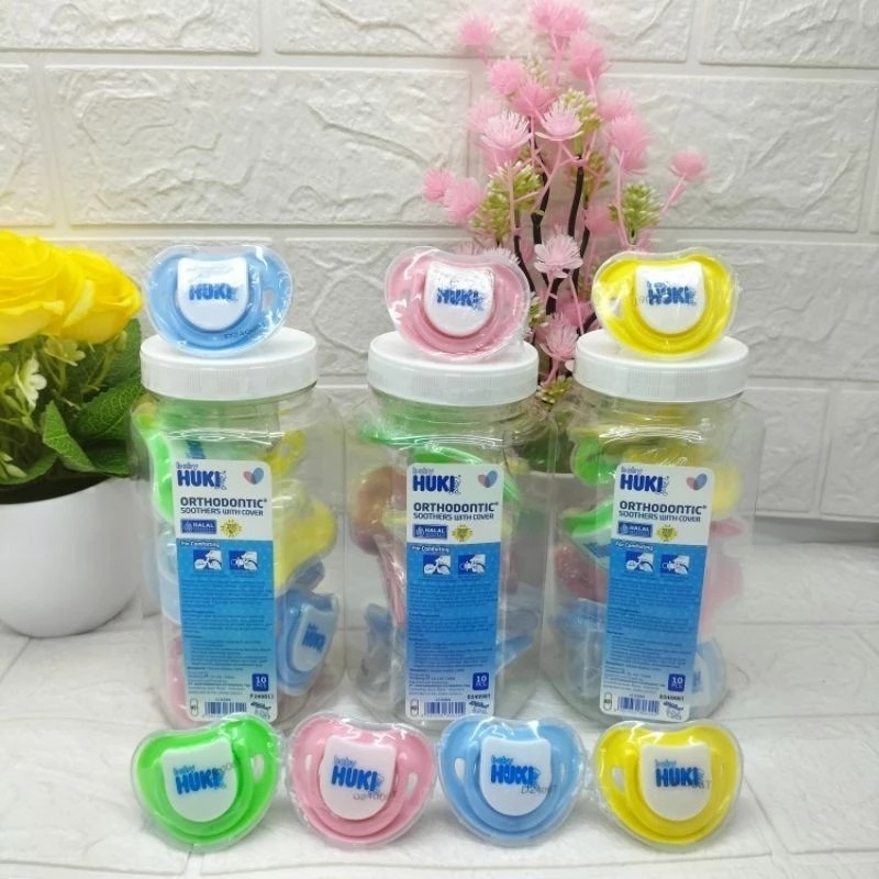 Empeng Bayi Huki  Orthodontic / Empeng Huki Gepeng (Satuan 1 Pcs)