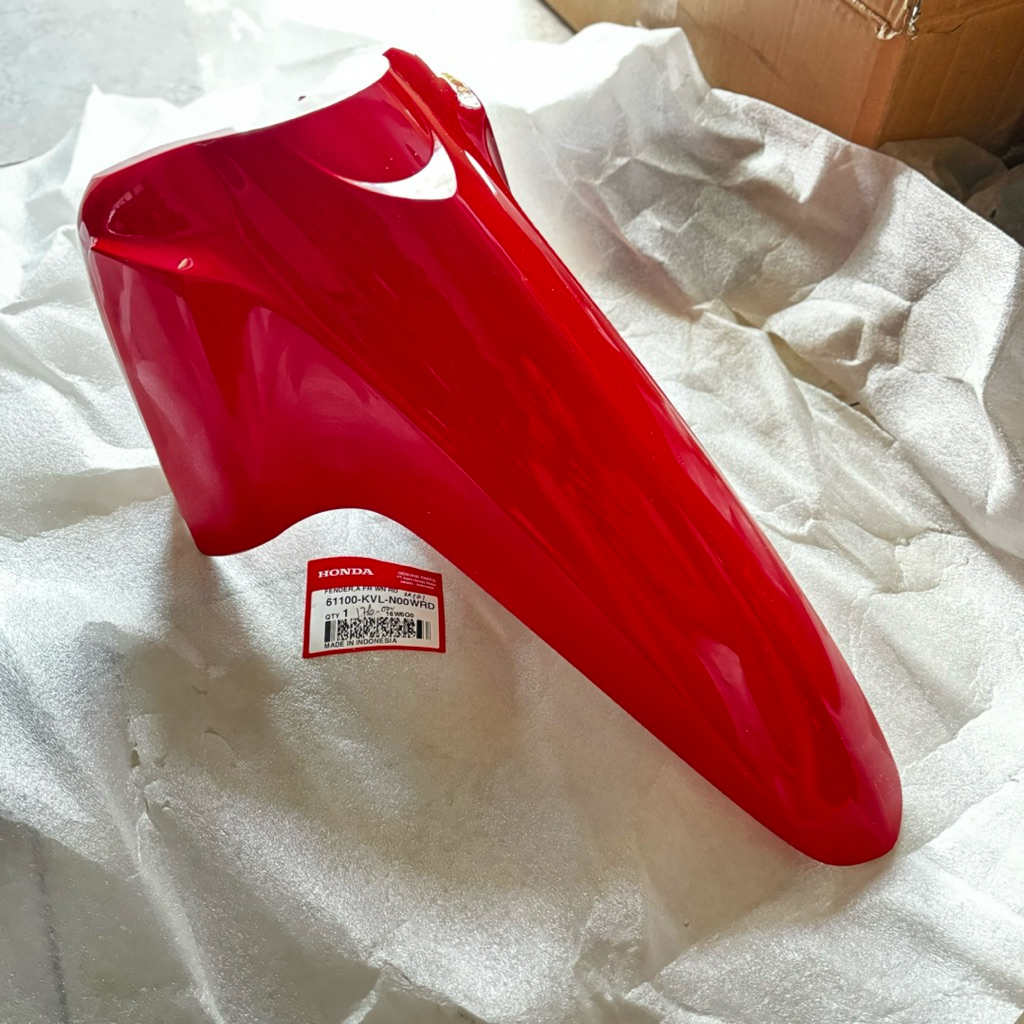 Spakbor Depan Supra X 125 Batman Merah 61100-KVL-N00WRD Orginal Ahm