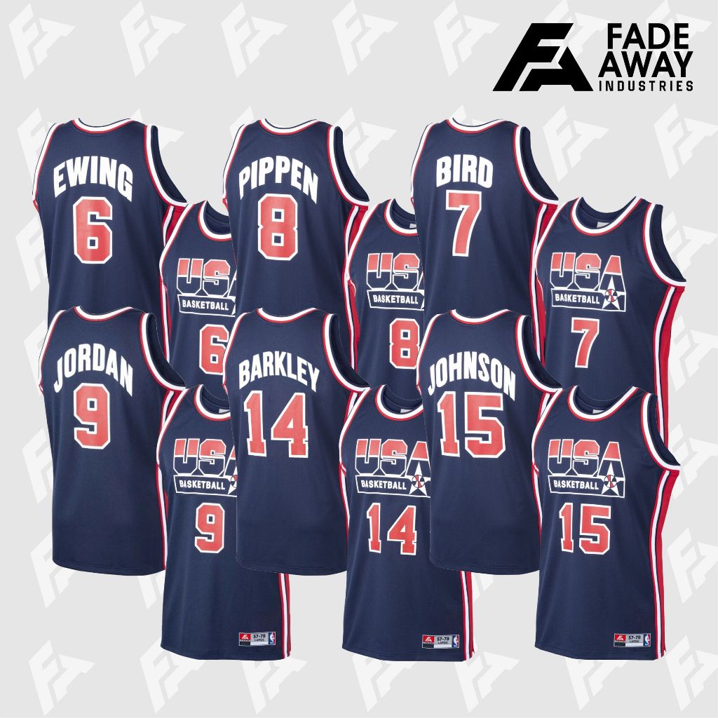 JERSEY BASKET TEAM USA 92 NAVY