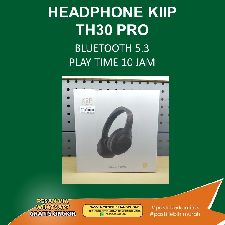 HEADPHONE WIRELESS KIIP TH30 PRO