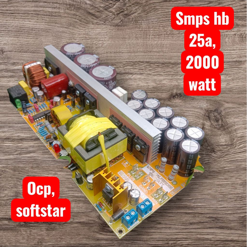 Smps  hb 25a,2000 watt, 90vct