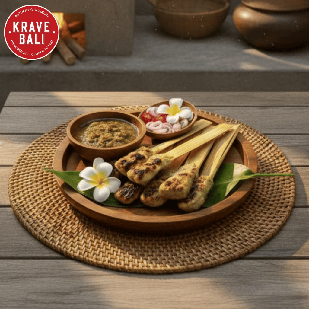 Sate Lilit Ikan Mercusuar 10 Tusuk Cita Rasa Autentik Bali dengan Sambal Kuning dari KRAVE BALI