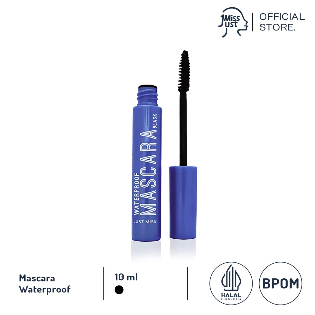 JUST MISS Waterproof Mascara Black 10 gr