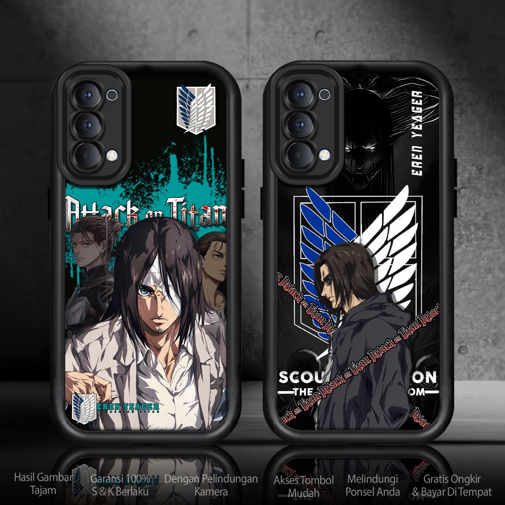 Softcase Glass kaca For OPPO RENO 4 AOT Casing Handphone Case Hp Procamera