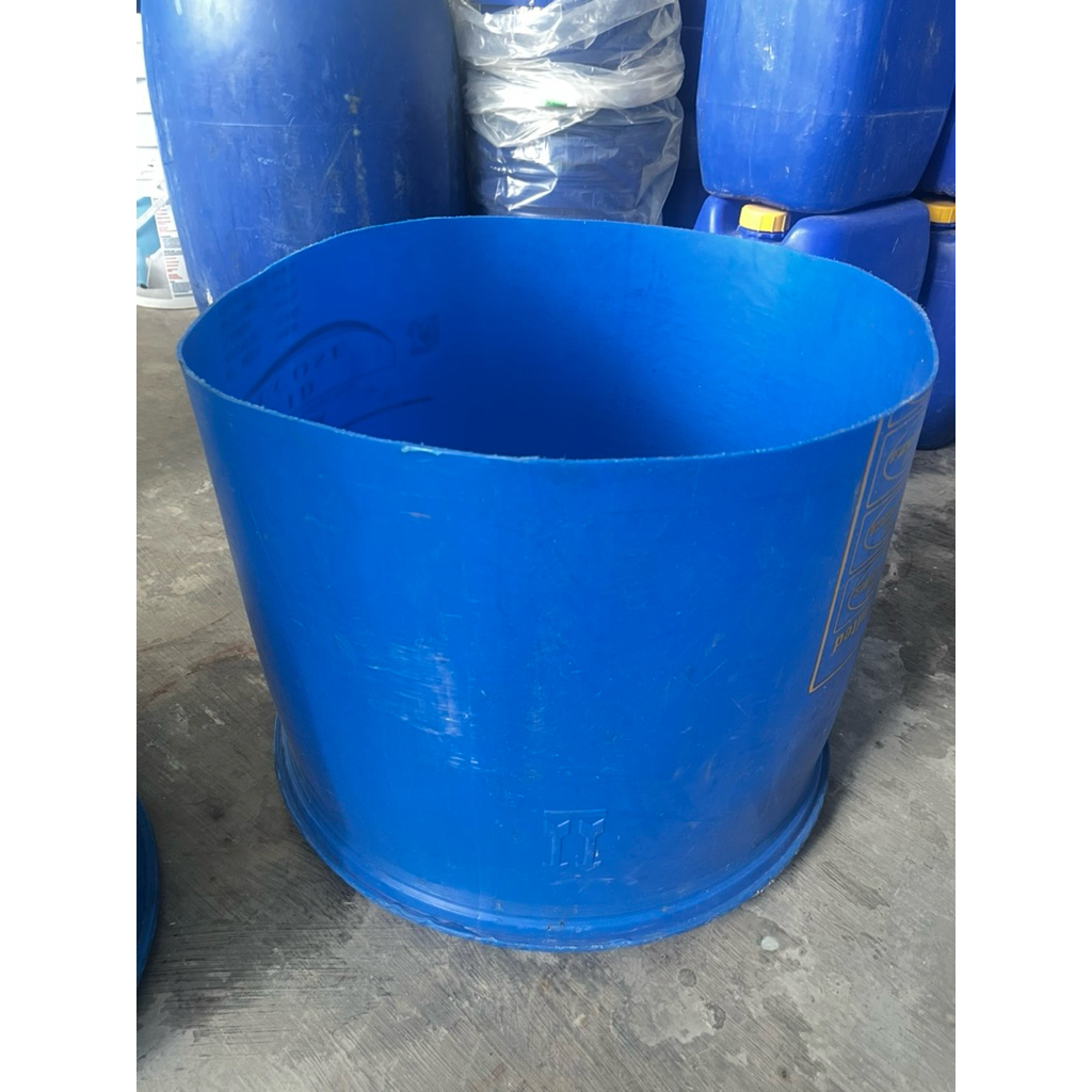 tong plastik potongan tebal / drum plastik pot bunga