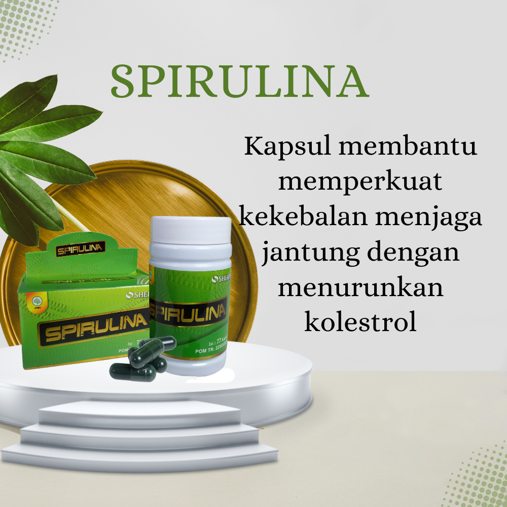 NEO Spirulina Suplemen Spirulina isi 77 Kapsul