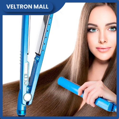 Catokan Flat Babyliss Pro Nano Titanium Biru / Hair Straightener / Catokan Hitam Kecil