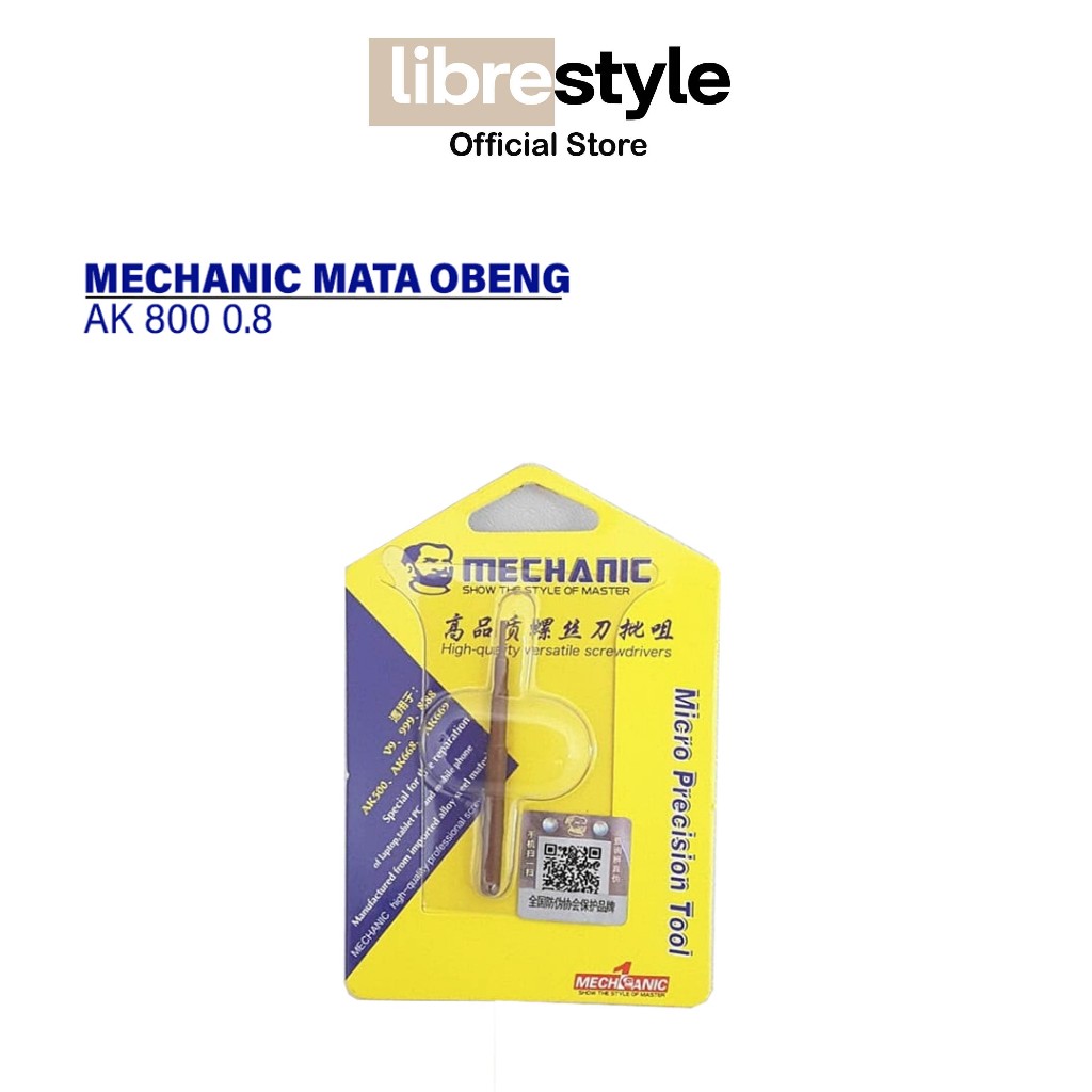 MECHANIC MATA OBENG AK 800 ☆ 0.8 - MATA SCREWDRIVER BINTANG 0.8 MECHANIC AK 800 ORIGINAL