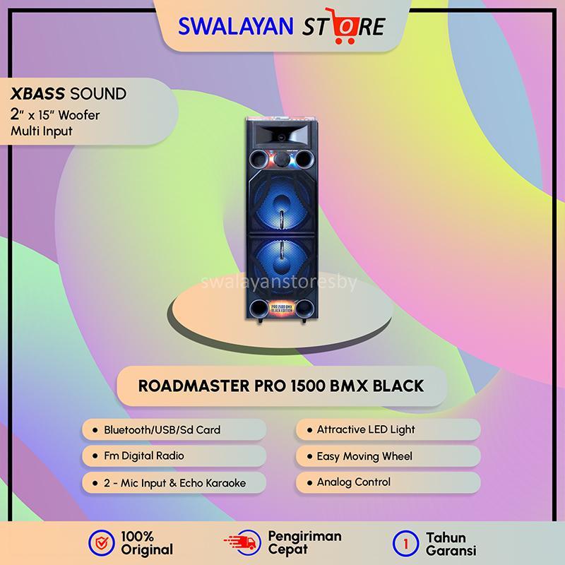 ROADMASTER - Pro 1500 BMX | Limited Edition | Speaker Active Bluetooth | Garansi 1 Tahun