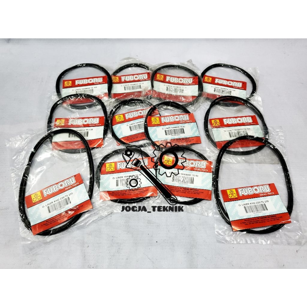 Oring Liner Diesel Yanmar TS 50 - TS 230 5PK - 23PK / O-Ring Cylinder Liner Diesel Yanmar / Karet Bu