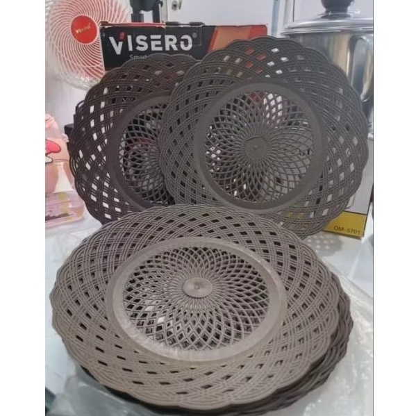 PIRING JIKIN PLASTIK PERLUSIN 12pcs
