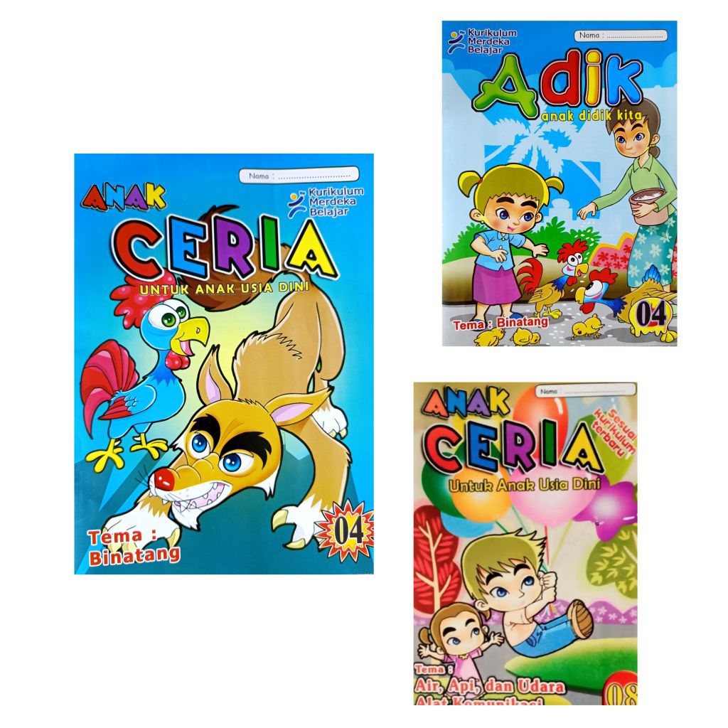 Majalah Anak Paud TK Adik Ceria