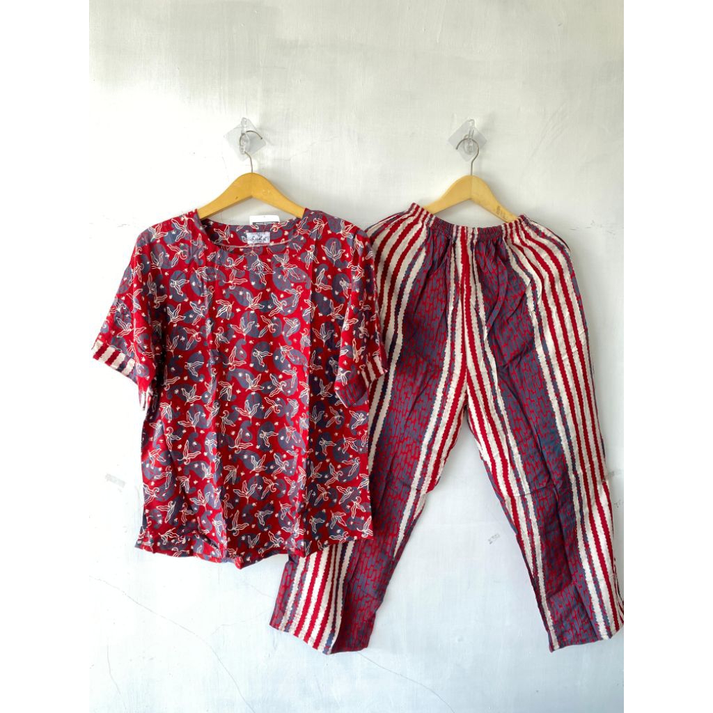 LUZA - Setelan Jumbo Tangan Pendek by Batik Luza