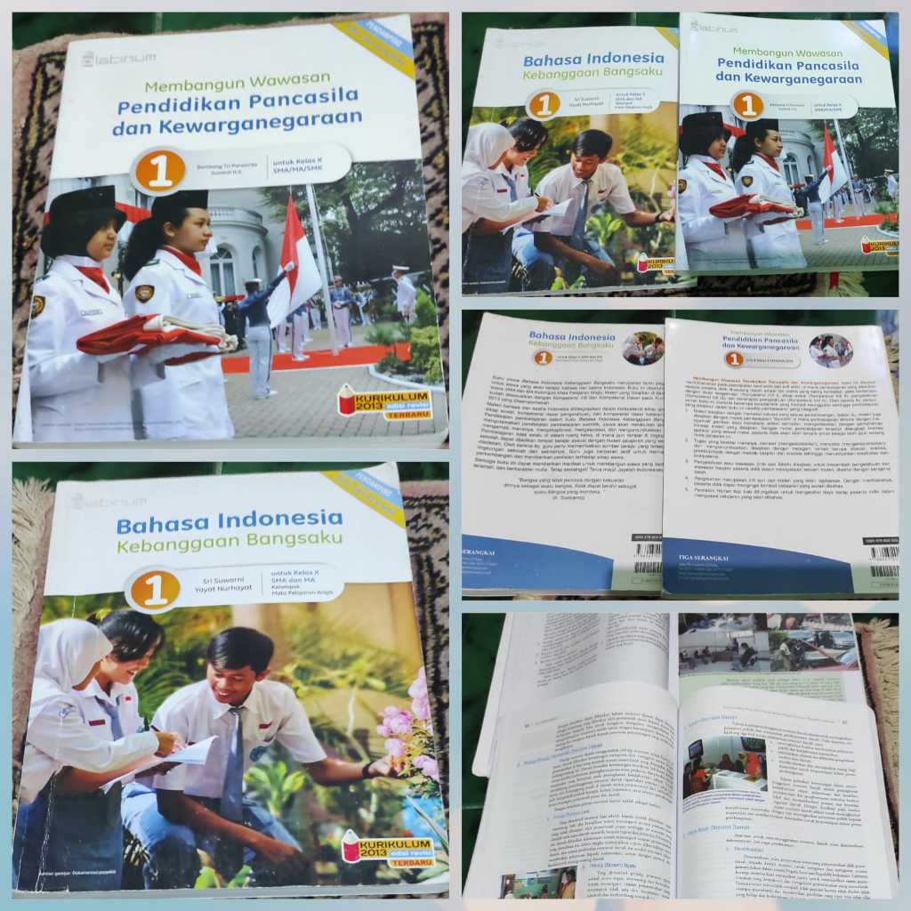 Seken/Preloved Bagus Buku PPKN/Buku Bahasa Indonesia Kelas X SMA/MA - Platinum