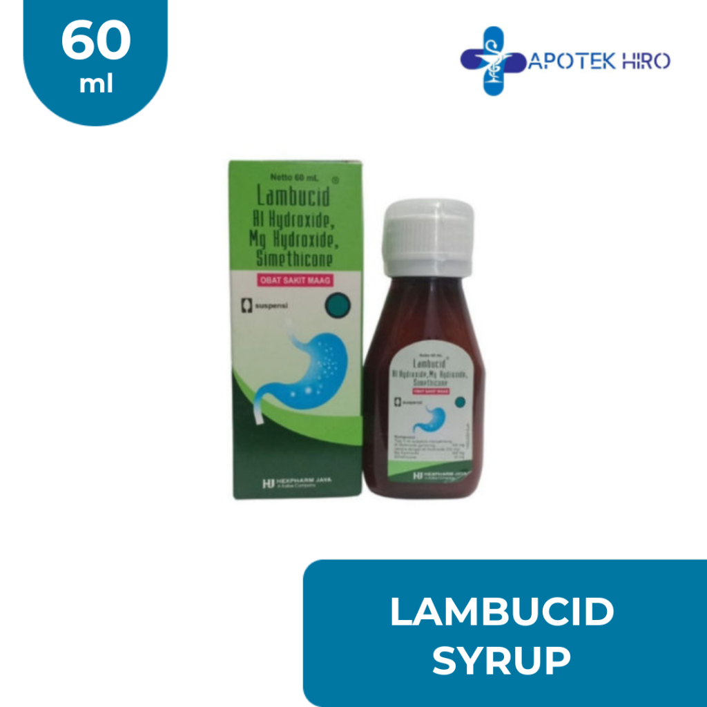 Lambucid Sirup - Obat Maag 60 ml