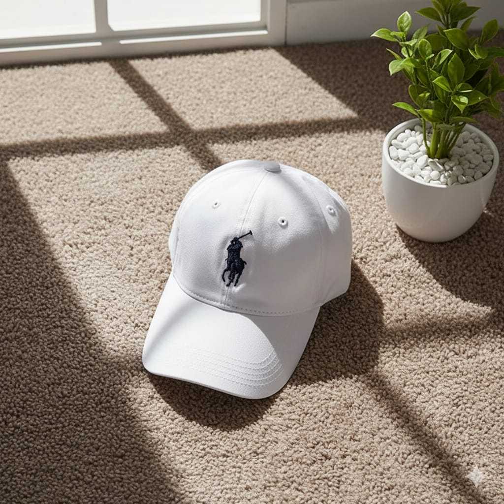 Topi Distro Topi Polo Topi Baseball Cap Pria Wanita Topi Distro Caps Polo Putih Premium