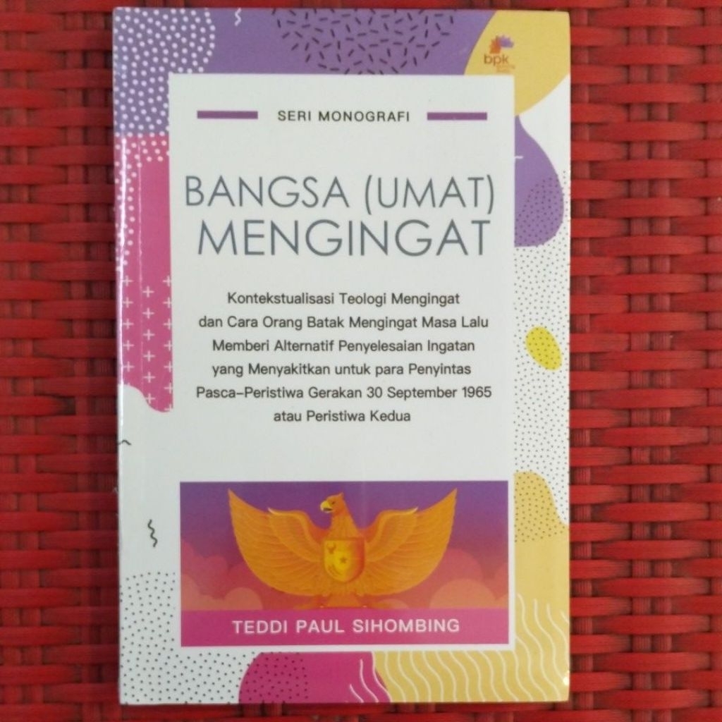Seri Monografi-Bangsa (Umat) Mengingat (Kontekstualisasi Teologi Mengingat & Cara Org Batak Menginga