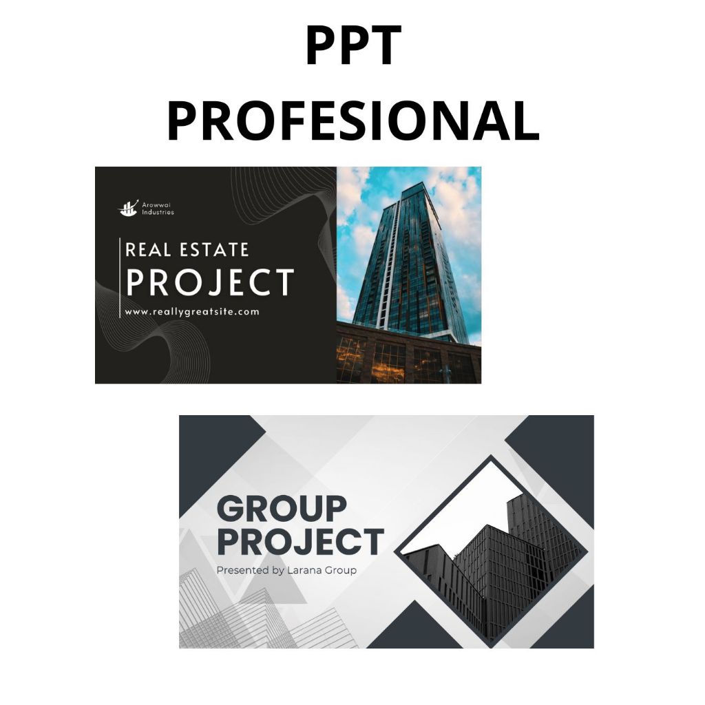 Sukses Presentasi | Power Point Bisnis Profesional Exclusive Custom | PPT Marketing Company Profile 