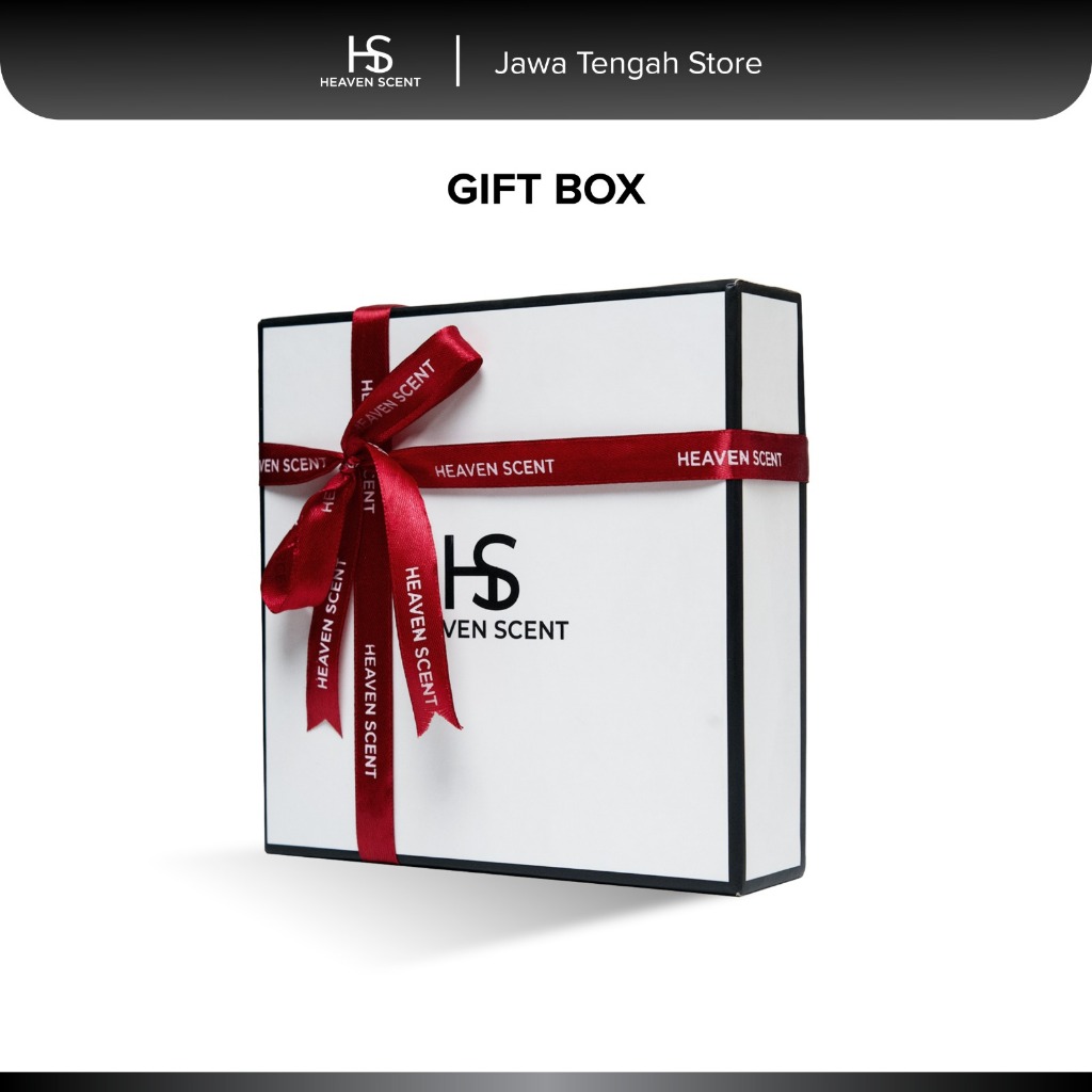 Heaven Scent Jawa Tengah- Box Hampers Gift Christmas Parfum Hard Box Pita Kotak Kado Natal