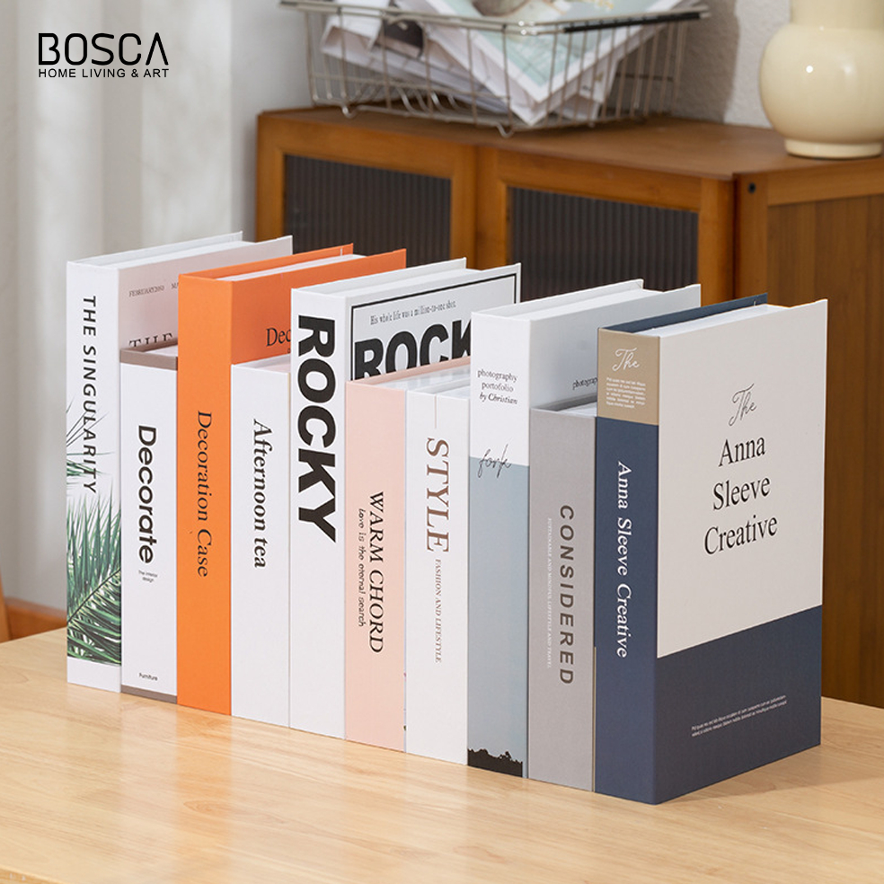 Bosca Living - Buku Pajangan Dekorasi / Dummy Book / Aesthetic Dummy Book Decoration