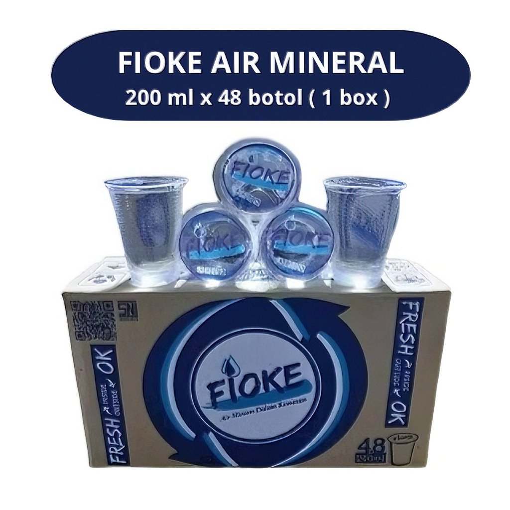 FIOKE AIR MINERAL GELAS 200 ml