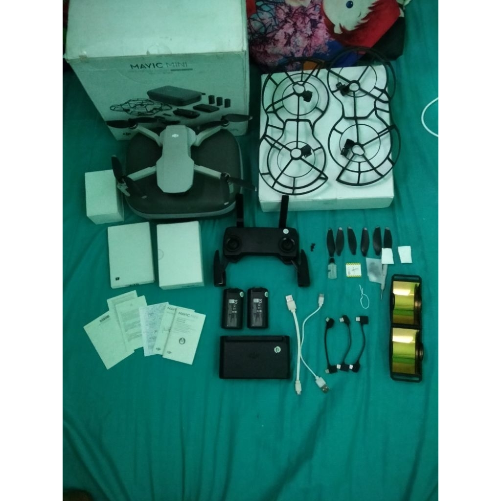 drone dji mevic mini seken fly more kombo 3 batre, paket lengkap