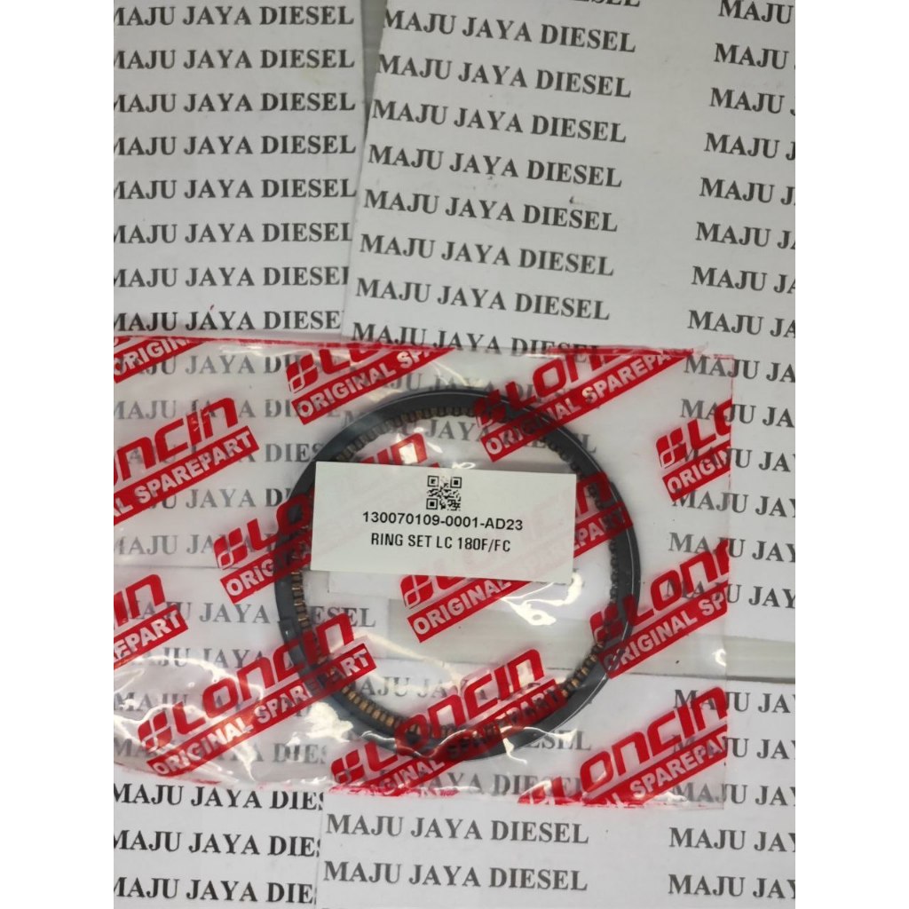Ring Piston / Ring Seher Mesin Penggerak Bensin Loncin 10 HP LC 180