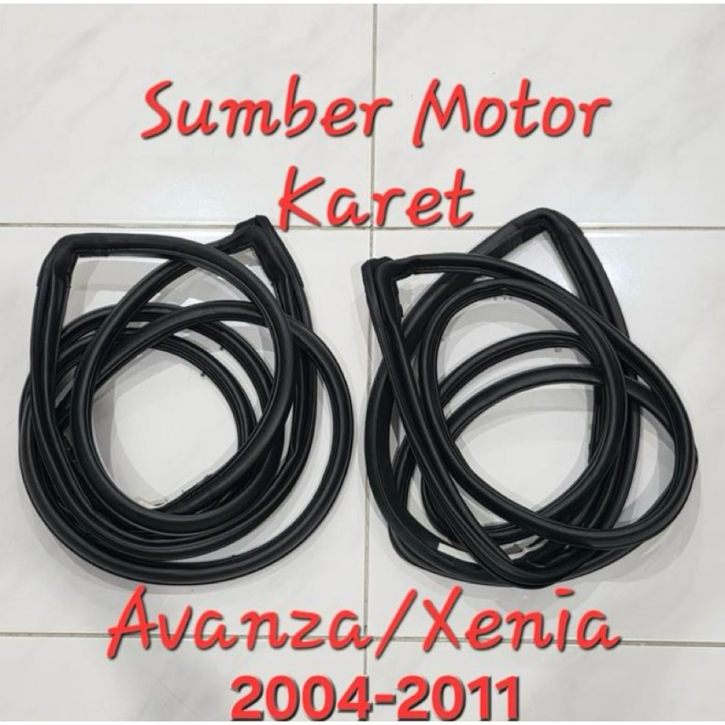 Original Karet Pintu Mobil Avanza Dan Xenia Set Bagian Belakang