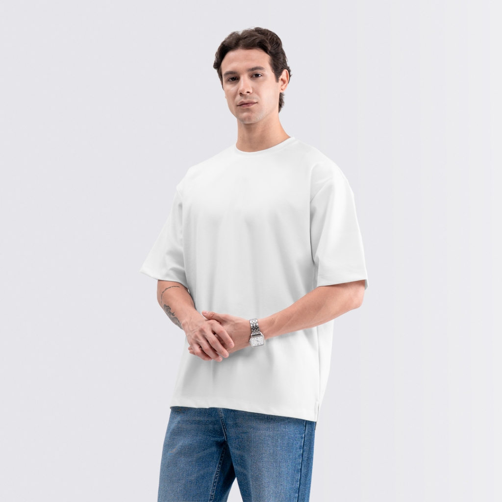 Livehaf - Boxy Ease Tee Natural