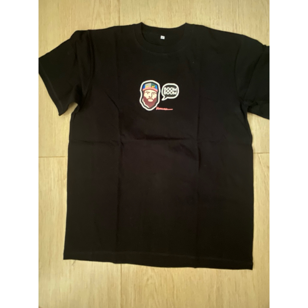 KAOS TSHIRT BOOMBOOMID JAKARTA SNEAKER DAY SEAN WOTHERSPOON BLACK SIZE L