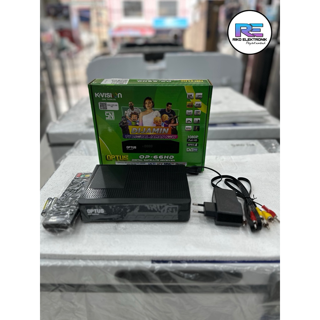 OPTUS Digital Receiver OP-66HD C-Band & KU-Band Kvision