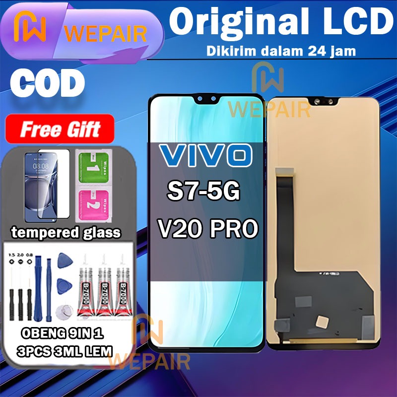 LCD VIVO S7-5G/V20 PRO Fullset Komplit ori asli WEPAlR+Ready stock+Garansi 3 bulan COD
