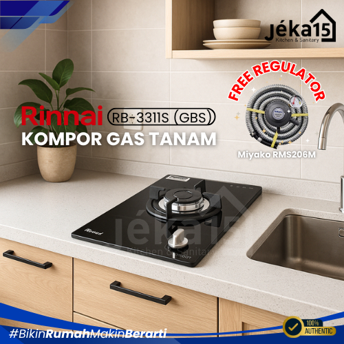 Rinnai RB-3311S (GBS) Kompor Gas Tanam 1 Tungku