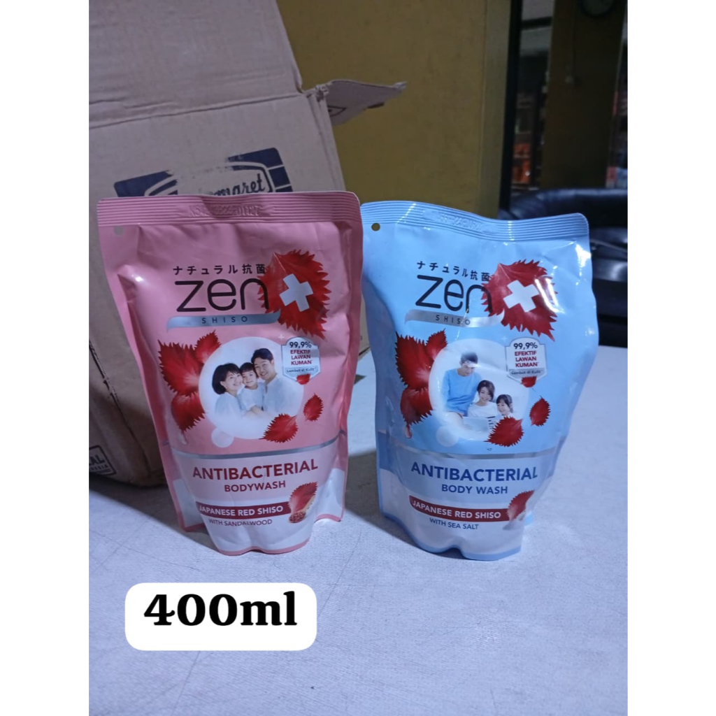 ZEN Sabun Cair Body Wash 400 ml /Sabun Cair Zen Refil 400 ml