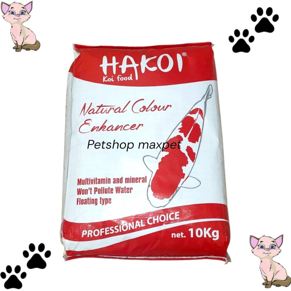 pakan ikan HAKOI 10kg ukuran 2mm