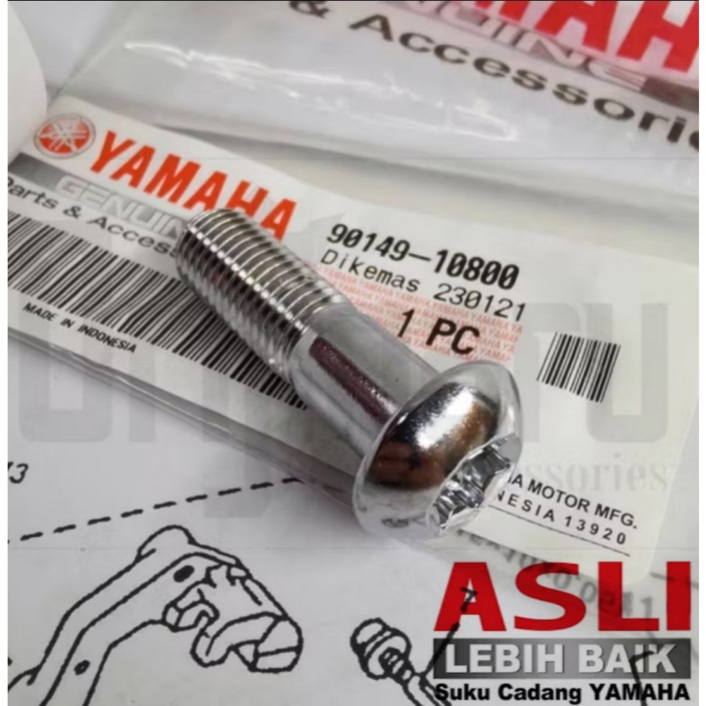 Baut L Kaliper Depan Bintang RX King Asli BARU Yamaha