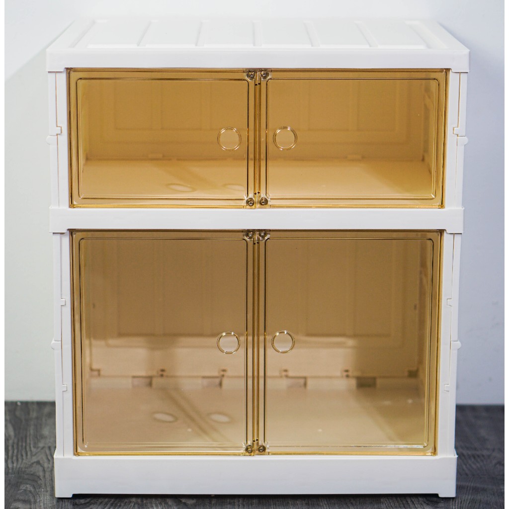 Foldable Storage Cabinet Box Organizer Kotak Penyimpanan Lipat Serbaguna Multifungsi Pakaian Mainan