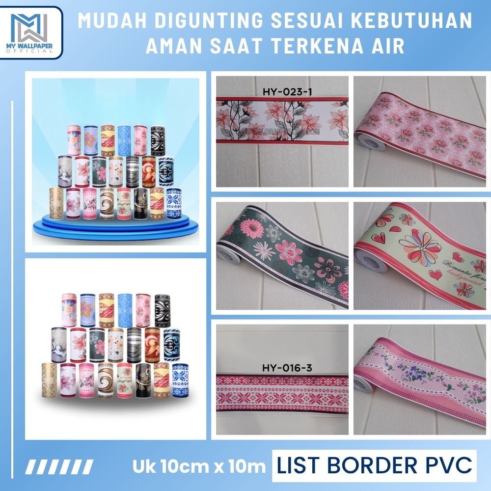 List Wallpaper Dinding List Dinding Wall Border Wallborder List Pembatas Dinding Bagian Bawah Bahan 