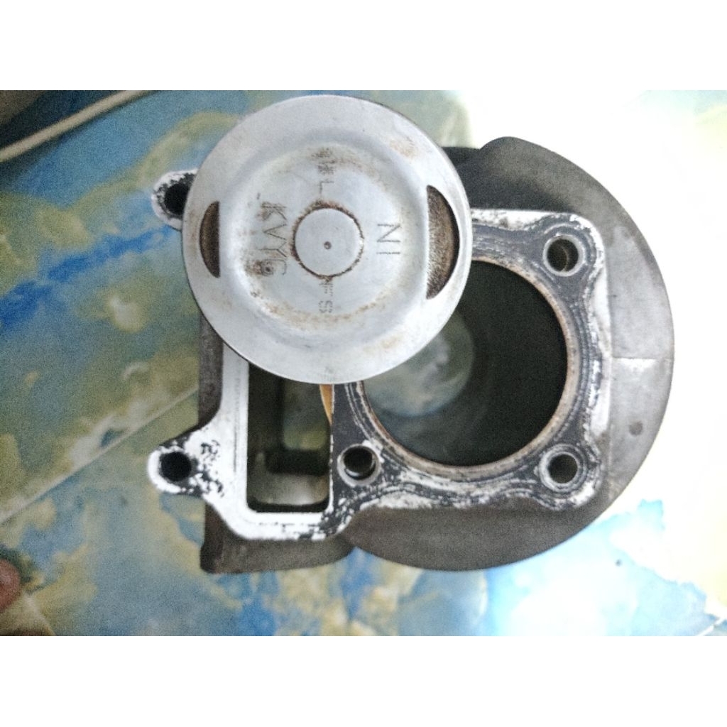 blok cylinder+Seher KVY Original blok seher dan seher Beat Karbu