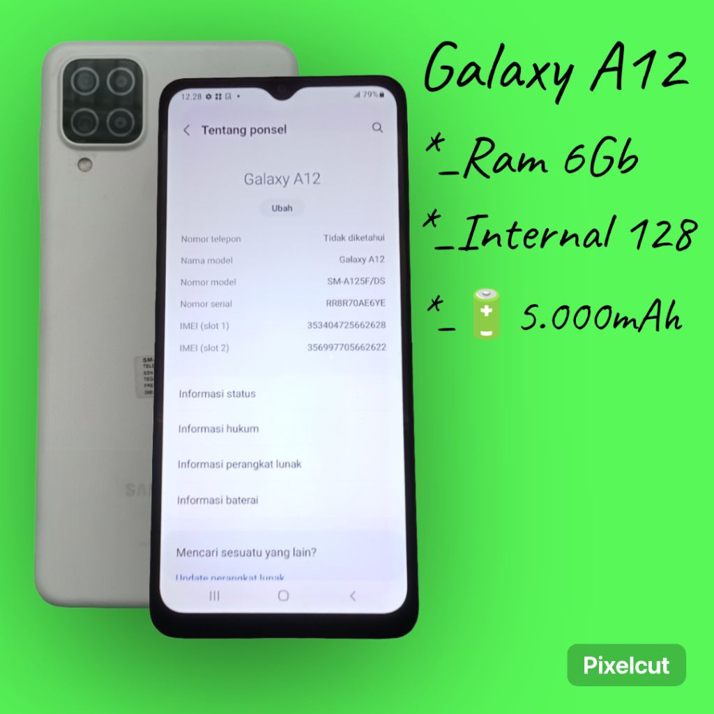 Samsung Galaxy A12 Ram 6/128Gb. (Murah)