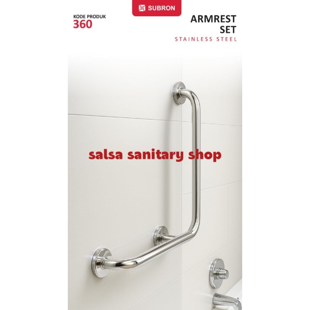 Grab bar disability L Stainless/Grab bar kamar mandi/pegangan kamar mandi stainless